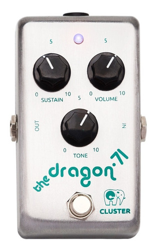 Imagen 2 de 3 de Pedal De Distorsión Fuzz Sustainer | Cluster The Dragon-71