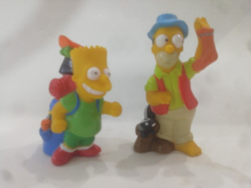 Homero Simpson Y Bart Simpson De Año 1990 Clásico. 