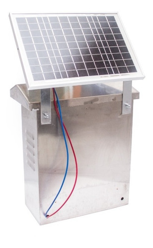 Electrificador Solar Con Panel Y Batería - 2 J.