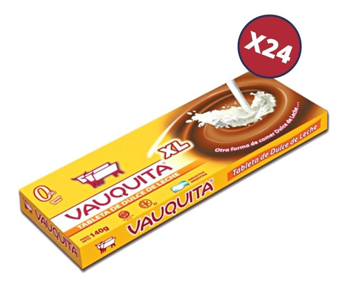 Tableta Vauquita Tradicional 140g Caja X 24un