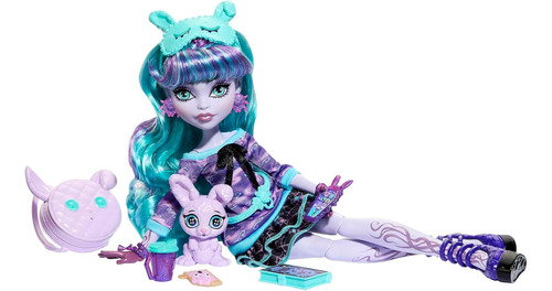 Monster High Muñeca Twyla Con Accesorios Mattel