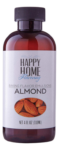 Happy Home Emulsion Aromatizante Natural De Sabor A Almendra