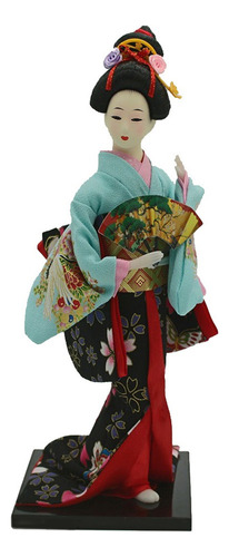 Japonés Kimono Geisha Kabuki Muñeca Asiática Cultura