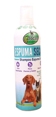 Espuma Para Baño En Seco 500 Gr Perro Desodorizante Gdocan