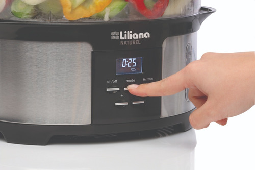 Imagen 4 de 7 de Vaporiera Liliana Digital Naturel 12 Litros 1050w