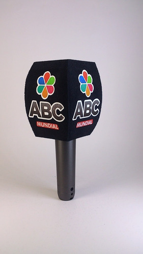 Capuchon Para Microfonos Antipop Flockedo C/logo En 4 Caras