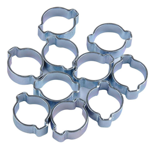 Acero Doble Oreja Crimp O Clips Manguera Tubos Abrazaderas