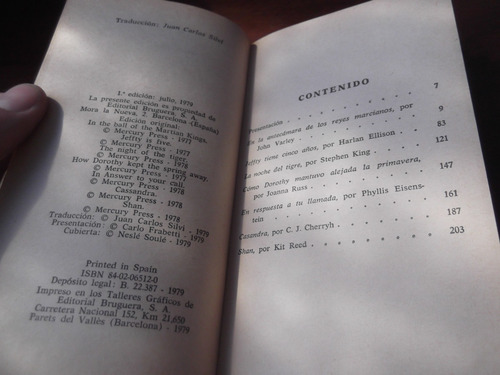 Ciencia Ficcion Seleccion 37 Ellison King Russ Varley Etc (Usado)