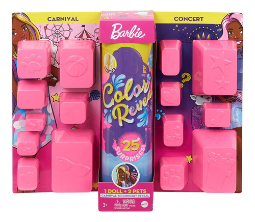 Juego De 25 Muñecas Barbie Color Reveal