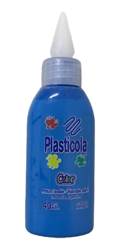 Plasticola Color Azul 40 Grs