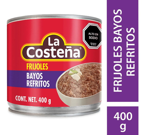 Frijoles Bayos Refritos La Costanera 400 Gr (3 Unidad)super