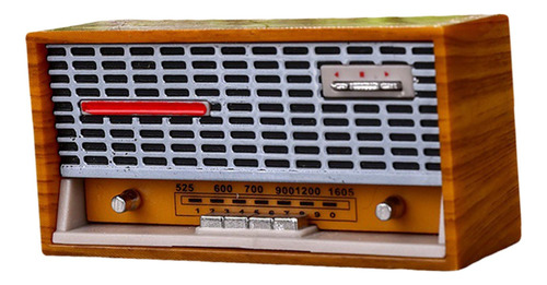 Radio Miniatura Realista, Gramófono En Miniatura Para
