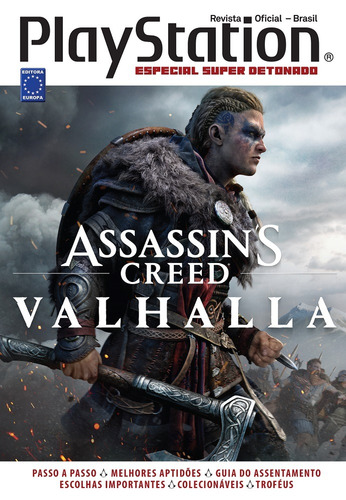 Especial Super Detonado PlayStation - Assassin’s Creed Valhalla , de a Europa. Editora Europa Ltda., capa mole em português, 2021