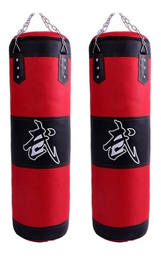 Saco De Box Boxeo Entreno Mma Fitness Con Cadena 100/120cm