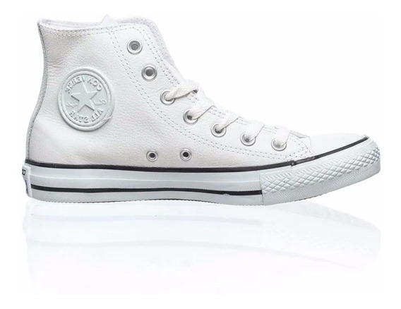 zapatillas converse mujer blancas de cuero