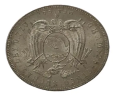 Moneda De Plata 5 Sucres (Usado)