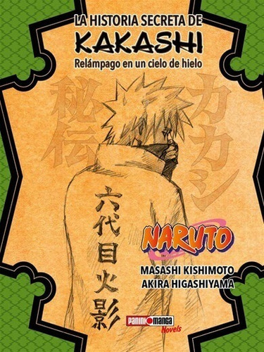 Manga Panini Naruto Kakashi Hiden - Novel