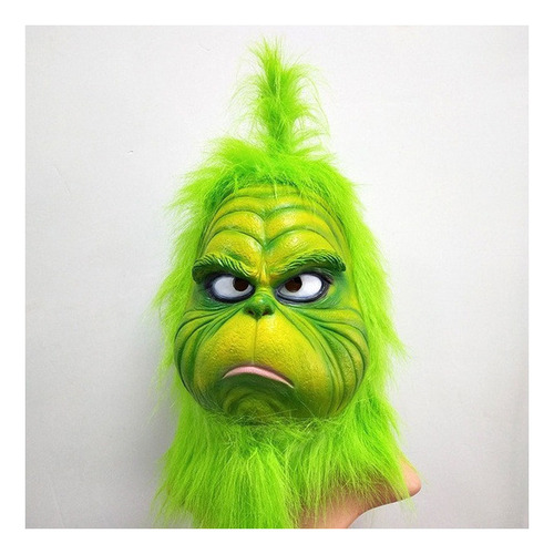 Máscara De Látex Para El Cosplay De Stole Christmas Grinch