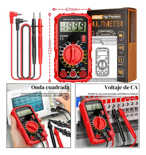 Taladro Inalámbrico Brushless De Impacto Kilian Ethan KE651 con 2 baterías De Litio Multímetro Digital Alicates Kit Eléctrico Completo Con Brocas
