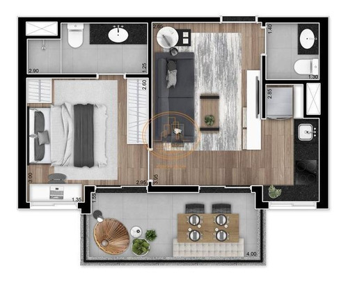 Apartamento Com 1 Dormitório(s) Localizado(a) No Bairro Vila Madalena Em São Paulo / São Paulo - 5380:910216