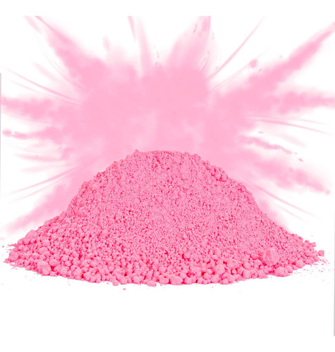 Polvo Neon Holi Colores Fiesta Fotos Decorar 100g Mylin 1pz Color Rosa