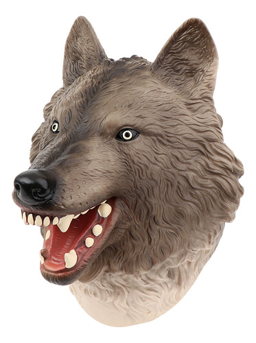 Marionetas De Mano Realistas De Goma Suave Con Forma De Lobo