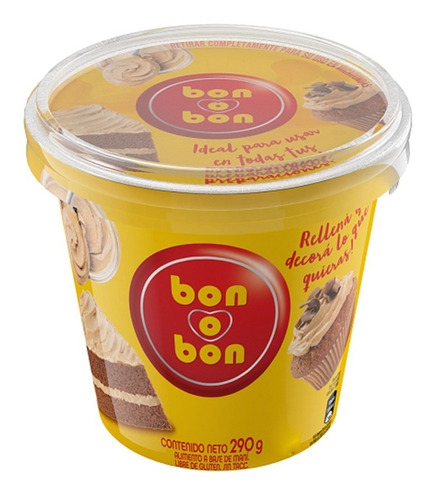 Imagen 2 de 4 de Relleno Untable Pasta Bon O Bon Arcor Sin Tacc