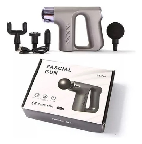 Masajeador Martillo Pistola Fascial Gun Muscular Relajante