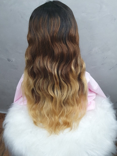 Lace Front Ondas Cor Ombré Cabelo 100% Humano Heloisa H013