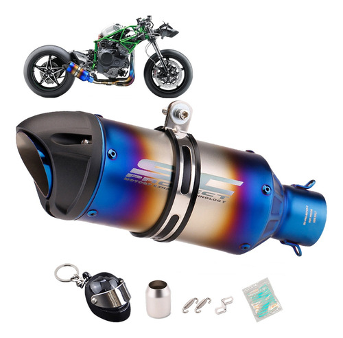 Escape Para Moto Silenciador Inoxidable Universal + Regalos