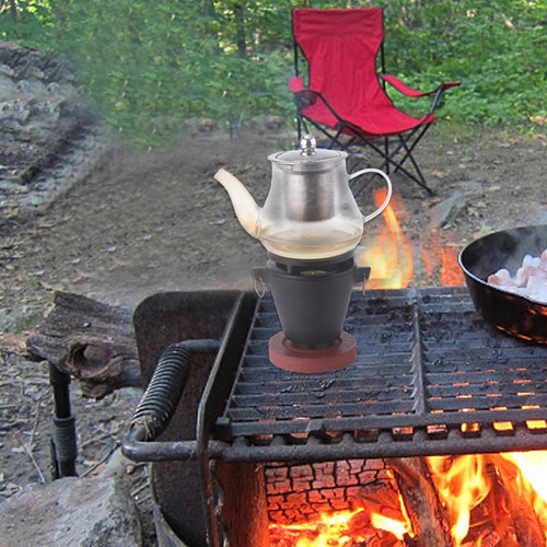 Fogón De Café Para Acampar, Fogón De Mesa Con Base De