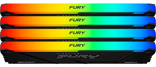 Memória Ram Ddr4 8gb 3200mhz Rgb Fury Beast Kf432c16bb2a/8