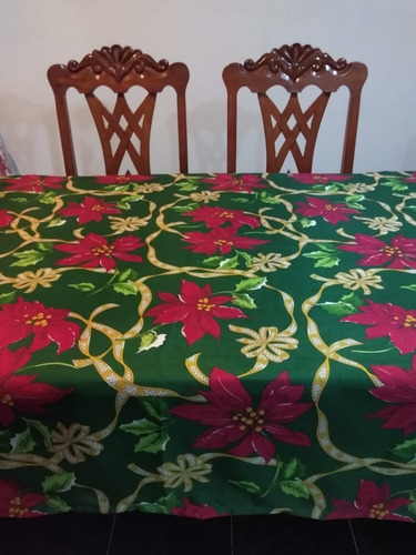 2.50 Y 3 Mts. Manteles Navideños Fabricados En Tela