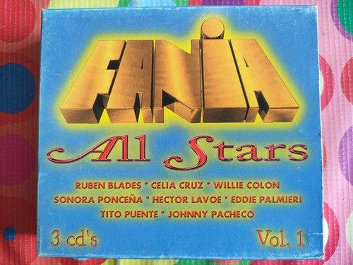 Fania Cd Aló Stars 3 Cd's W