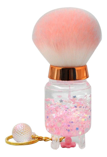 3 Brocha Para Polvos, Brocha De Maquillaje, Colorete Rosa