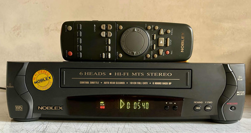 Videocasetera Noblex Hi Fi Stereo - En Estado Impecable !!!