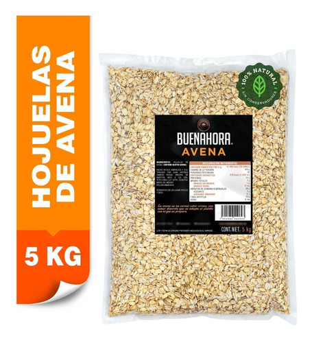 Avena En Hojuela Calidad Premium 5 Kg