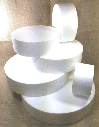 Fake Isopor P/Bolo con 6 bases, 10 cm, 15, 20-25, 30, 40 cm de alto, 8 cm
