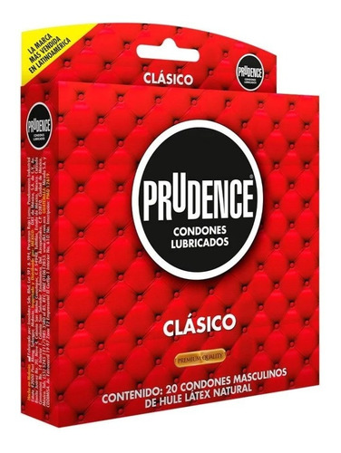 Prudence Clásico C/20 Condones De Látex ( Preservativos )