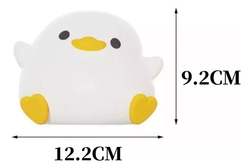 ¡ Luz Nocturna Led Táctil Recargable Por Usb - Patito Lindo