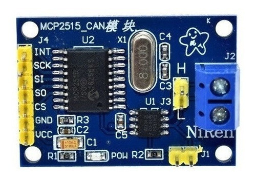 Tecneu 2 Piezas De Modulo Can Bus Spi Mcp2515 Tja1050 Arduino Pic