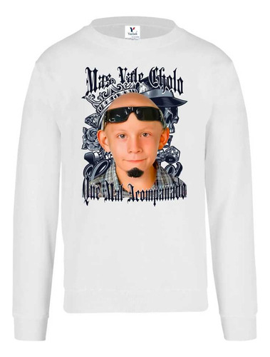 Sudadera Dewey Cholo Mal Acompañado Malcolm Sin Gorro