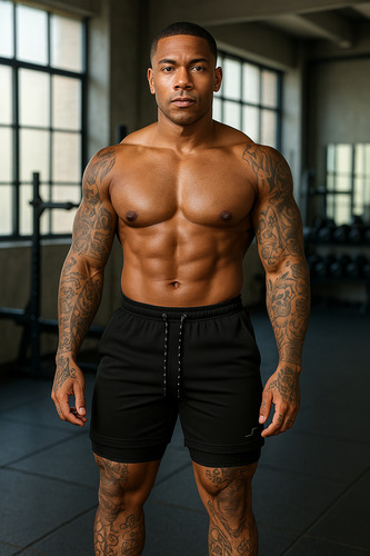 Paquete De 5 Shorts Stretch Para Hombre Comodo Entrenar Gym