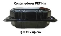 Comprar Bandejas Envases Plásticos Hc11 Negro Sin Division