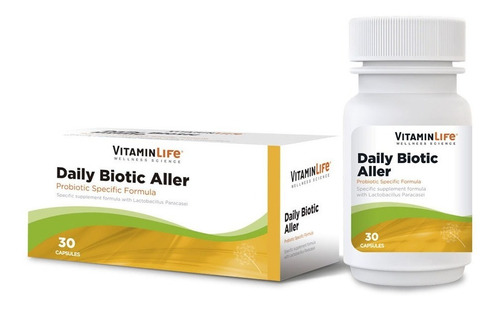 Daily Biotic Aller / 30 Cápsulas / Vitamin Life Sabor Sin sabor