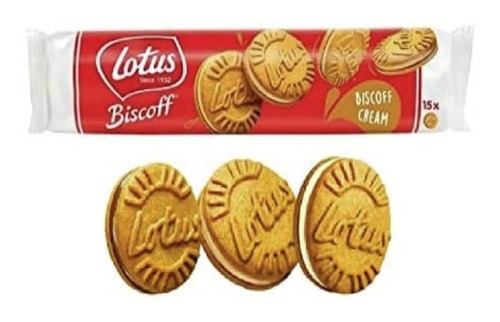 Galletas Lotus Biscoff Sandwich Con Crema 150g Importado