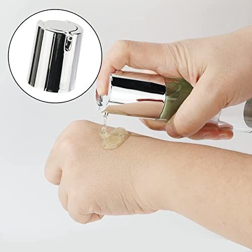 Ha 10 Pcs 50ml Botellas De Bomba Dispensador Cosmético De