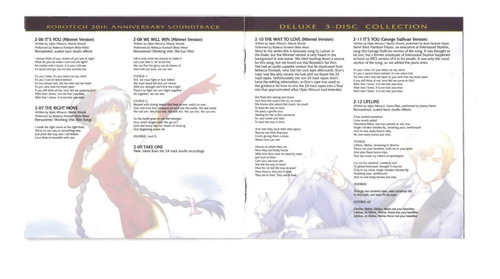 Robotech 30th Anniversary Soundtrack 3 Cd Musica