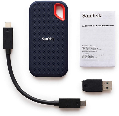 Sandisk Extreme 2tb Portable Ssd Externo 1000mb/s T7 T5