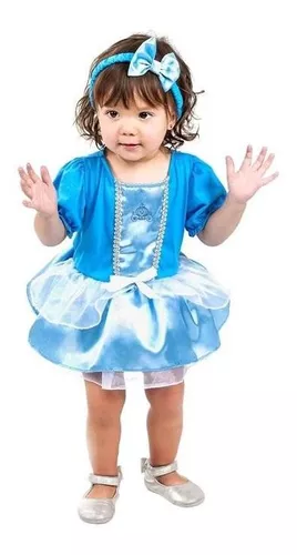 Fantasia Princesa Cinderela Bebê
